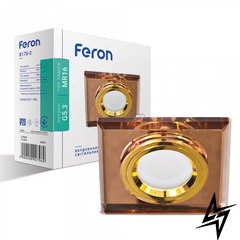 Врезной точечный светильник Feron 20092 8170-2  фото в живую, фото в дизайне интерьера