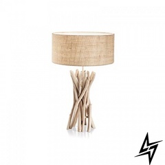 Декоративная настольная лампа Ideal Lux Driftwood Tl1 129570 93943 фото в живую, фото в дизайне интерьера