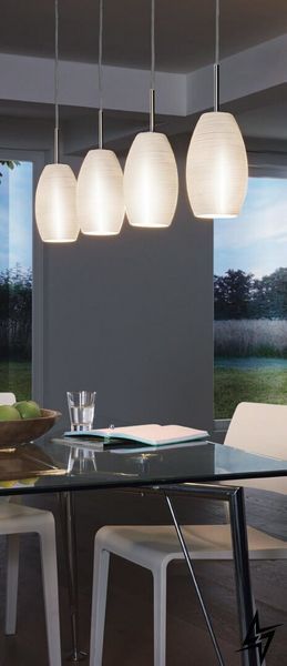 Настільна лампа Eglo Batista 3 97589 хром E27 97589 фото