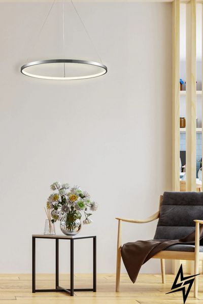 Люстра Goldlux LEA 330000 LED 20 Вт, 4000 K, хромована, &Oslash;50 &times; 110 см фото