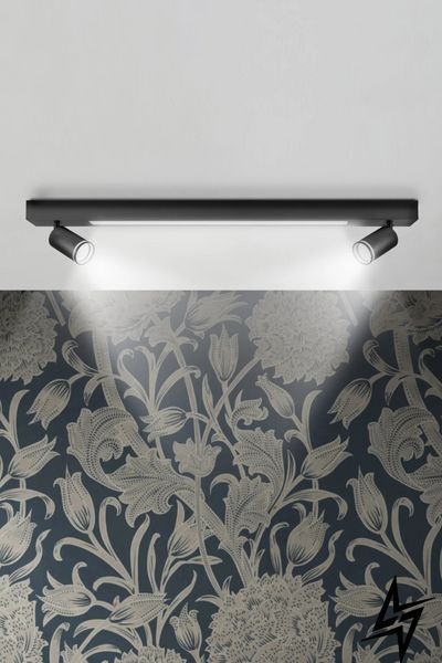 Спот Goldlux Paris 327383 черный 2&times;GU10+LED 327383 фото