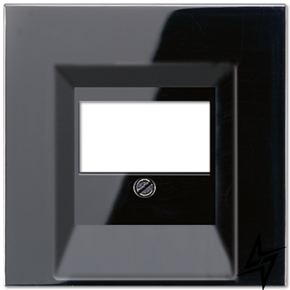 LS969TSW LS 990 Черный Крышка для ТАЕ-розетки,моно/стерео-аудиорозетки,комбинированной вставки Jung LS серия фото