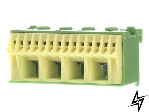 Блок KN18E PE-клема 4x16мм2 + 14x4мм2 Hager фото