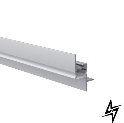 LED профиль встраиваемый, эффект "теневого шва" с рассеивателем PC Kloodi KLP5113TR_3 белый; серебро, 3 м KLP5113TR_3 фото