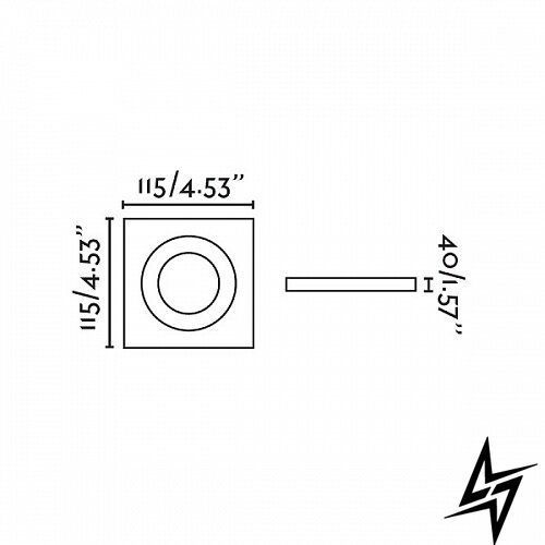 Точковий вбудований світильник Faro Argon 43402 білий LED 43402 фото