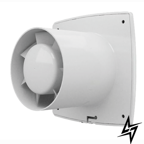 Вентилятор витяжний Vents 100 Х1К, ∅100 зі зворотним клапаном, колір білий 0000216847 фото
