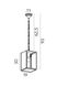 Уличный подвесной светильник Norlys 1944B 28144 фото в дизайне экстерьера, фото в живую 4/5