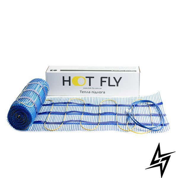 Нагрівальний мат двожильний HOT FLY HFM 2.00, 2.0 м. кв., 400 Вт, 200 Вт/м&sup2; фото