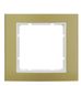 Рамка 1-местная золото/полярная белизна B.3 10113046 Berker фото 1/2