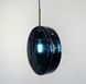 Подвесной светильник с изумрудным плафоном LE25351 10x55x10см Латунь/Синий SE 03 V фото в дизайне интерьера, фото в живую 3/4