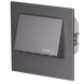 Настінний світильник Ledix Navi з рамкою 11-225-36 врізний Графіт RGB з радіоконтроллер RGB LED LED11122536 фото в дизайні інтер'єру, фото наживо 2/5
