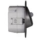 Настенный светильник Ledix Rubi с рамкой 09-212-32 врезной Графит 3100K 14V с датчиком ЛЕД LED10921232 фото в дизайне интерьера, фото в живую 4/5