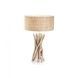 Декоративная настольная лампа Ideal Lux Driftwood TL1 129570 на 1 лампу E27, коричневая, 52 &times; 40 см - изображение 1