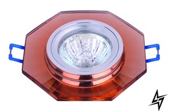 Врезной точечный светильник M23-23006 коричневий LVS0220 фото в живую, фото в дизайне интерьера