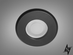 Влагозащищенный точечный светильник Alumo D23-31445 Черный QXL-1769-R-BK-3 фото в живую, фото в дизайне интерьера