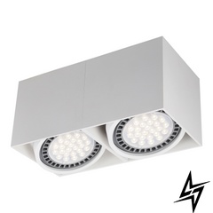 Точечный накладной светильник Zumaline Box 2 ACGU10-116 34183 фото в живую, фото в дизайне интерьера