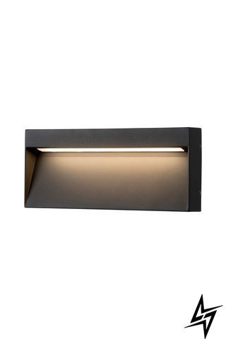Вуличний настінний світильник Azzardo Casoria AZ4368 LED 6 Вт 3000 K, сірий, 20 &times; 9 &times; 4 см фото