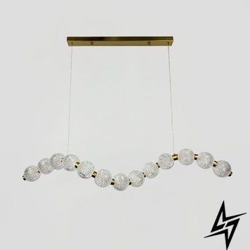 Світлодіодний світильник PEARLIES із прозорими рельєфними кульками MJ345-1000L AB фото