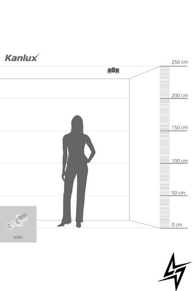 Спот Kanlux Blurro 32953 білий 2&times;GU10 32953 фото