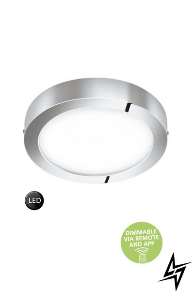 Стельовий світильник для ванної Eglo Fueva-C 98559 LED 31150 фото наживо, фото в дизайні інтер'єру