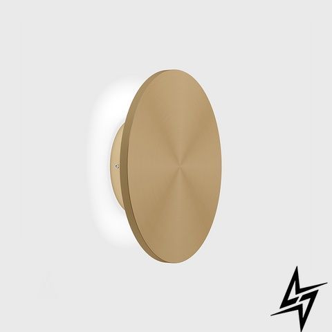 LTX 10.0220.14.930.CG Накладний настінний світильник BUTTON RM, D230mm, SP60mm, LED 14W, 960Lm, CRI>90, IP54, 220-240V, опаловий, шампань (champagne gold) фото
