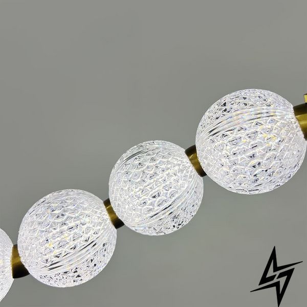 Світлодіодний світильник PEARLIES із прозорими рельєфними кульками MJ345-1000L AB фото