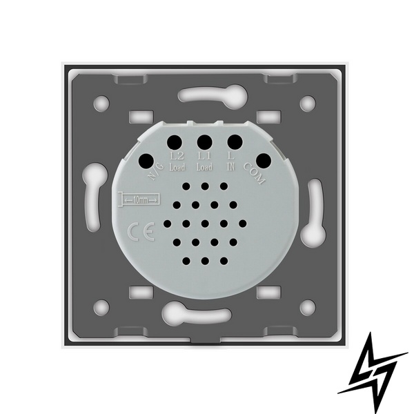 Розумний сенсорний ZigBee вимикач 1 сенсор Livolo білий скло (VL-C701Z-11) фото