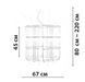 Люстра Friendlylight Universe FL5078 хром 60 Вт 3000 K FL5078 - зображення 4