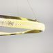 Дизайнерська люстра Tangle у золотому каркасі LE25252 LED 20W 3000-6000K 60x60см Золото/Прозорий SA 43 фото в дизайні інтер'єру, фото наживо 10/10