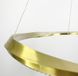 Дизайнерская люстра Tangle в золотом каркасе LE25252 LED 20W 3000-6000K 60x60см Золото/Прозрачный SA 43 фото в дизайне интерьера, фото в живую 6/10