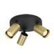 Спот Italux Nesto SPL-23436-3R-BK-BRSS латунь 3&times;GU10 SPL-23436-3R-BK-BRSS - зображення 2