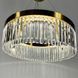 LED люстра хрустальная с кольцами &Oslash;60 см латунная 26-6135 - изображение 7