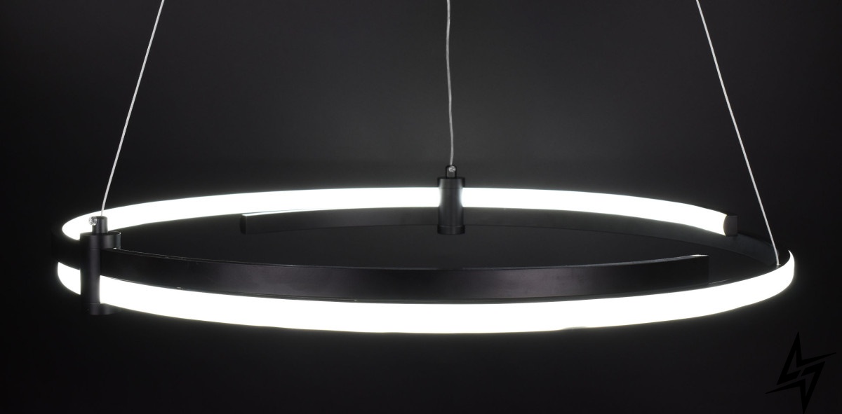 Потолочная люстра LED L23-36760 Черный SGA18-600-bk-k фото в живую, фото в дизайне интерьера