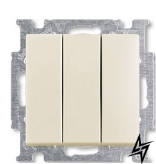 Трехкнопочный выключатель Basic 55 2CKA001012A2183 106/3/1 UC-96-507 (белый шале) 2CKA001012A2183 ABB фото