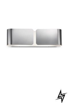 Настенный светильник Ideal Lux 031361 Clip Ap2 Small Cromo фото