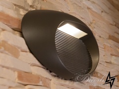 Архитектурная LED подсветка D23-31134 Серый DFB-8055GR NW фото в живую, фото в дизайне экстерьера