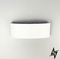 Фасадний світильник на 8 лінз у білому кольорі корпусу LE25753 8x24см Білий 9606-8 WH фото наживо, фото в дизайні екстер'єру