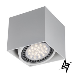 Точечный накладной светильник Zumaline Box 1 ACGU10-114 34181 фото в живую, фото в дизайне интерьера