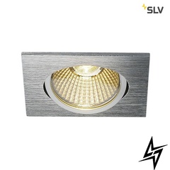 Точечный врезной светильник SLV New Tria 1001993 ЛЕД 24845 фото в живую, фото в дизайне интерьера