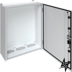 Трехсекционный шкаф FR73S Univers IP55/II 1100x800x275мм (серый) Hager фото