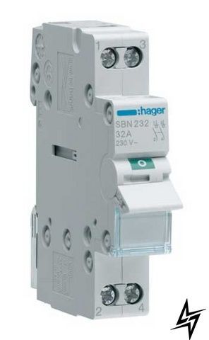 Вимикач навантаження SBN225 2P 25А / 230В 1м Hager фото