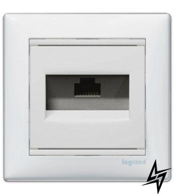 Компьютерная розетка RJ45 Legrand 774246 Valena Classic, белая, UTP, IP20 фото