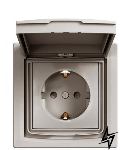 Розетка Schneider Electric Asfora EPH3100369 с заземлением и с шторками бронза фото