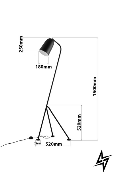 Торшер NB Lighting Осака 7072-cl519-pla000-cp000 29655 фото в живую, фото в дизайне интерьера