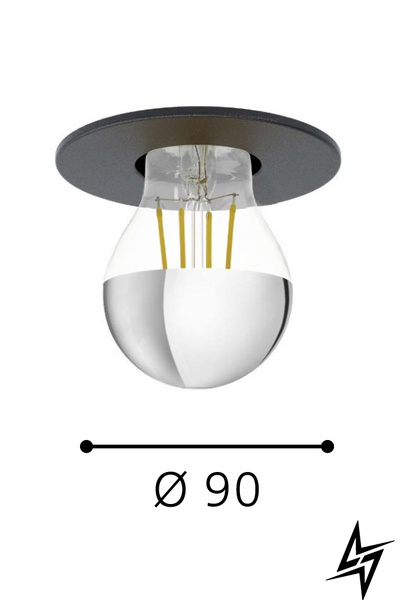 Точечный светильник для ванной Eglo Saluzzo 99061 31446 фото в живую, фото в дизайне интерьера