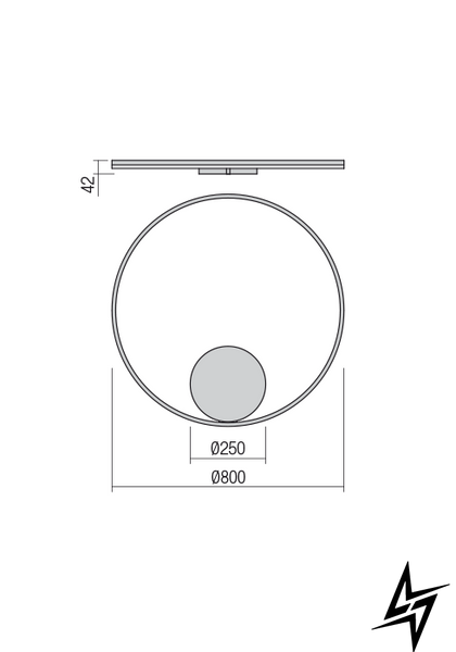 Настенный светильник бра Redo Orbit 01-1709-TRIAC ЛЕД  фото в живую, фото в дизайне интерьера