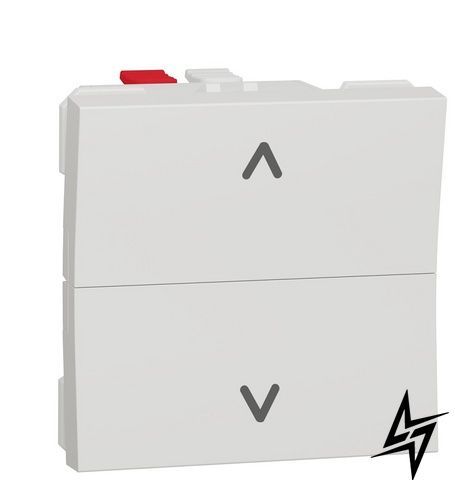 Выключатель для жалюзи Schneider Electric NU320718 Unica New, белый, глянцевый, 6 А, IP20 NU320718 фото