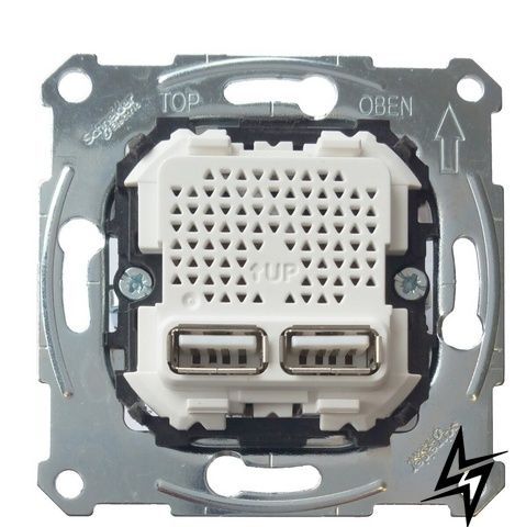 USB розетка Schneider Electric Merten System M MTN4366-0100 фото