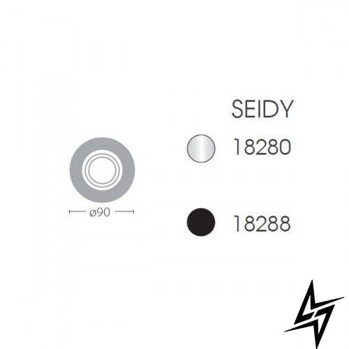 Точковий врізний світильник Kanlux Seidy 18280 64786 фото наживо, фото в дизайні інтер'єру
