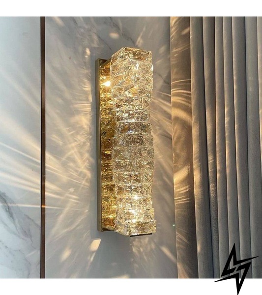 Настенный светильник светодиодный V23-16960 8855 WL gold фото в живую, фото в дизайне интерьера